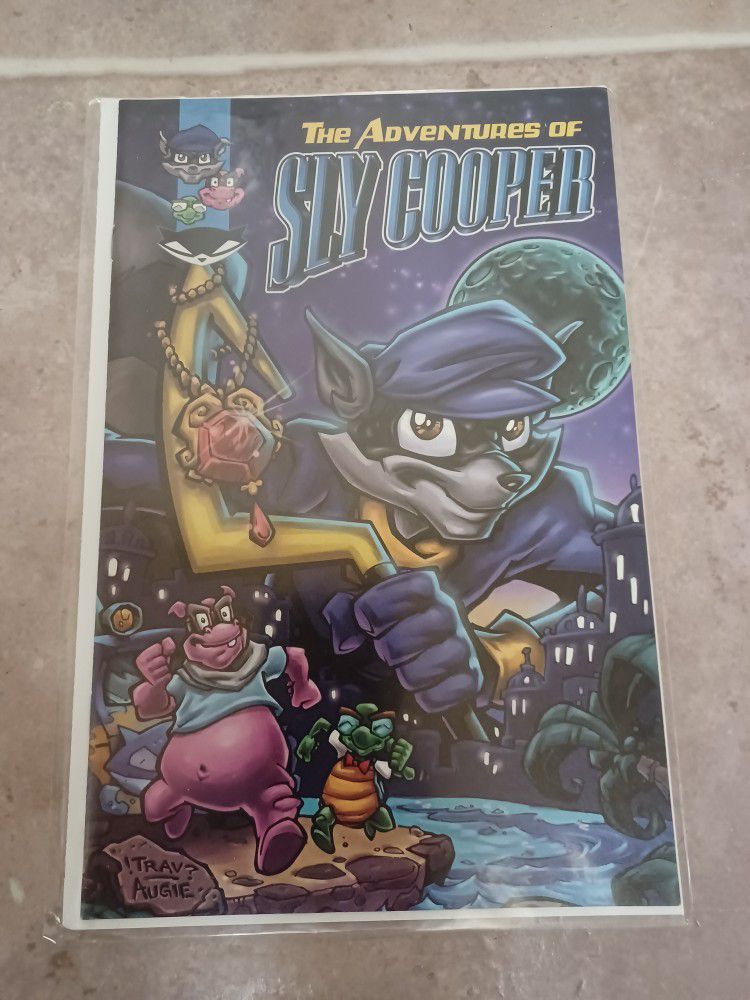 The Adventures Of Sly Cooper 1 - 2004 Rare Sony Playstation Comic Book 