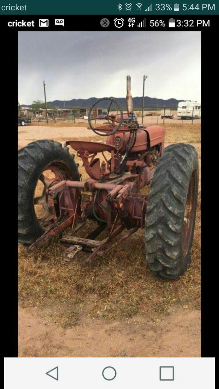 Farmall antique farm tractor