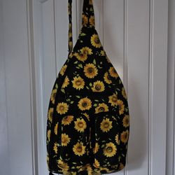 Sunflower Sling crossbody backpack