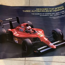 Formula 1 Racing Car Museum Of Modern Art Poster 1993