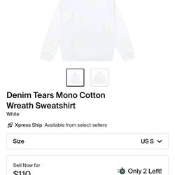 Denim Tears Hoodie New
