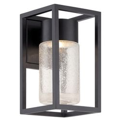 Modern Forms WS-W5411-BK Outdoor Wall Light, Structure Collection