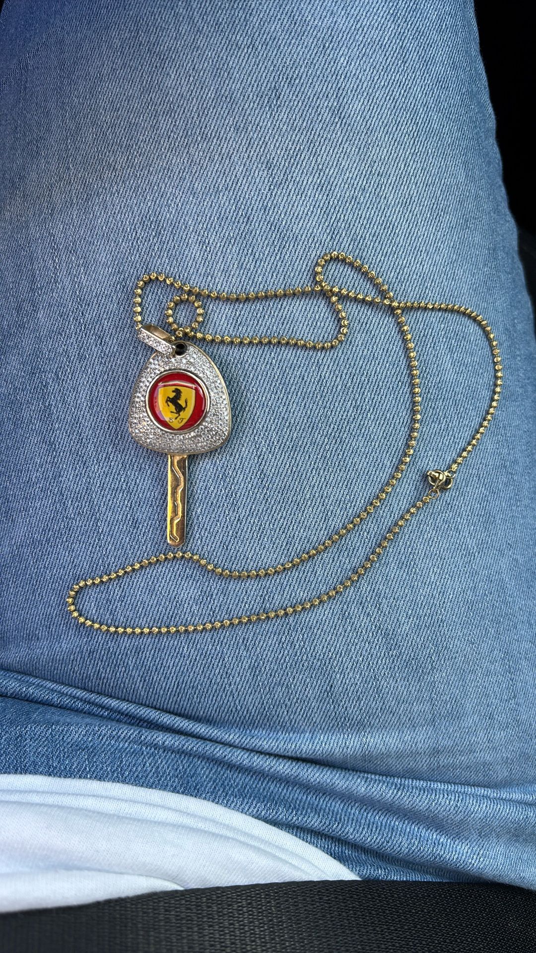 Ferrari Pendant With Chain