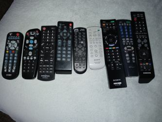 Different Brands Remote Controls/Working