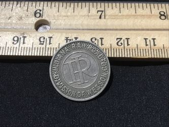Indiana Railroad Fare Token