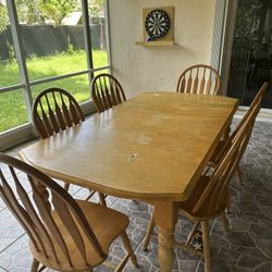 Table With 6 Chairs