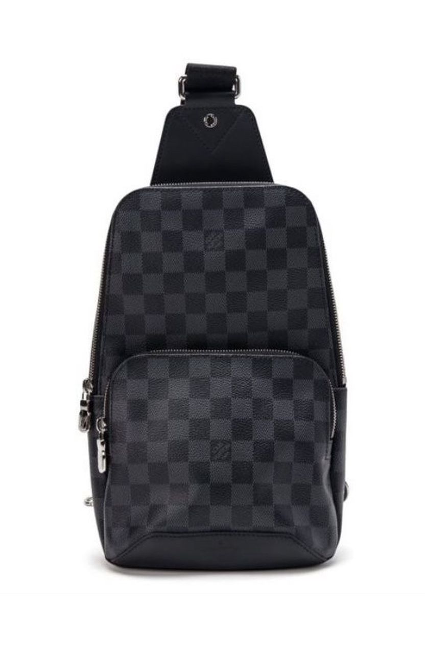 Louis Vuitton Black Damier Avenue Sling Bag