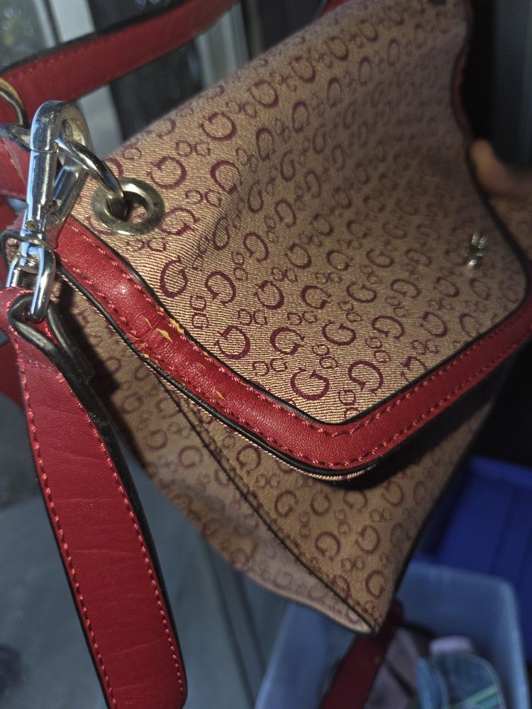 Red GUESS Purse
