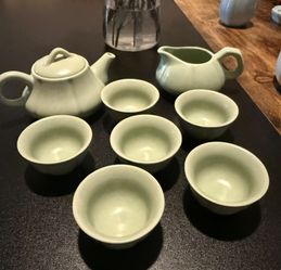 Chinese Ru kiln tea set