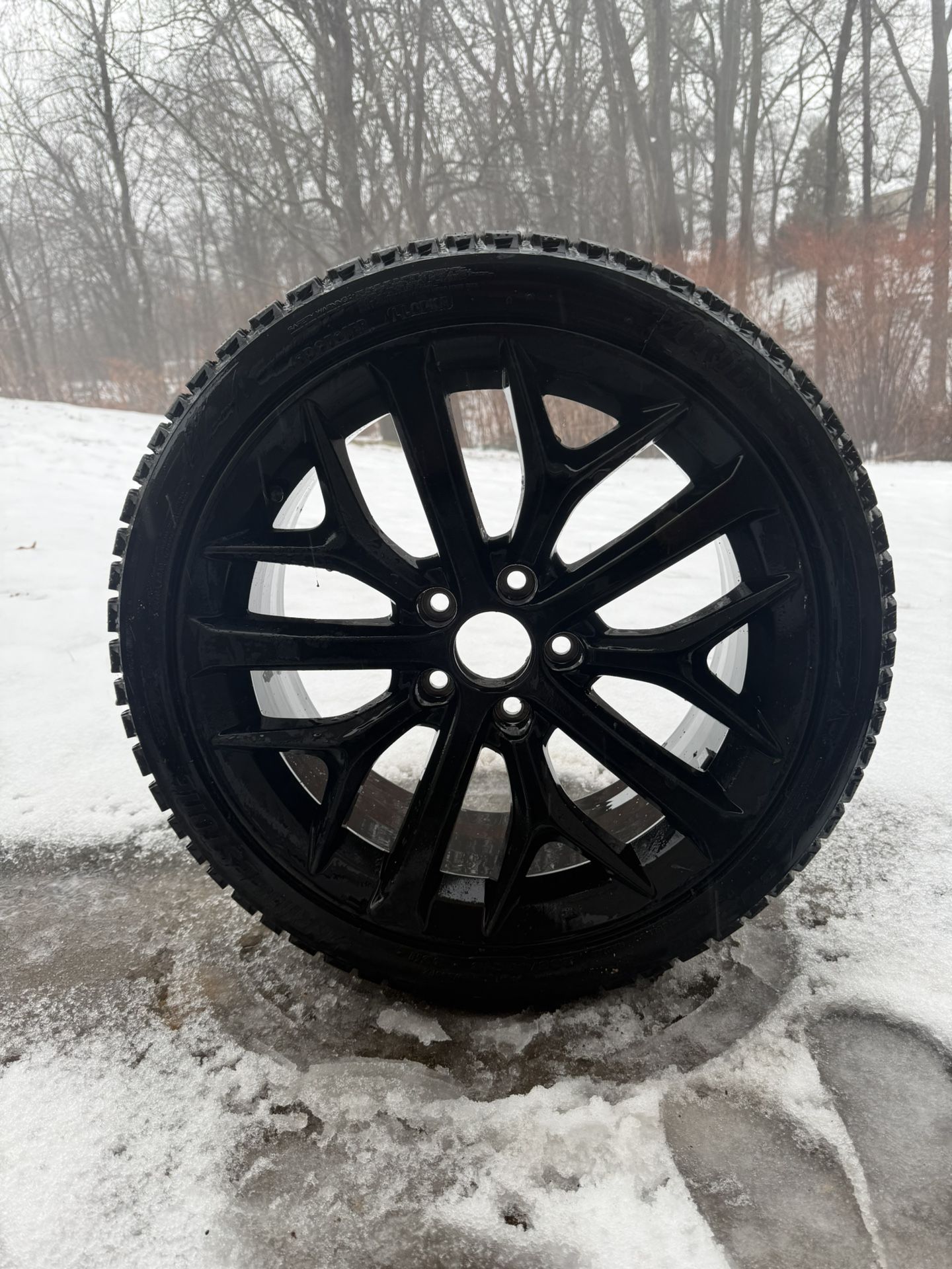 Two 18” Wheels And Snow Tires (A Lot Of Life Left)