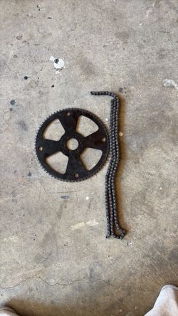 Sprocket and chain