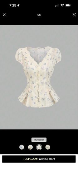 Short sleeve blouse