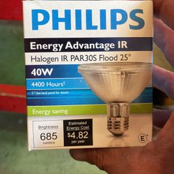 PHILIPS Energy Advantage IR Halogen IR PAR30S Flood 25° 40W 