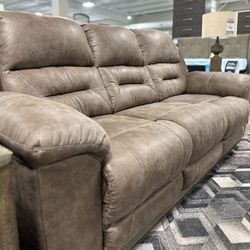 Stoneland Fossil 2 Piece Reclining Sofa and Loveseat Set /P