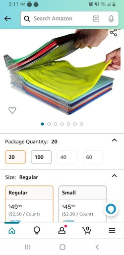 Ez STAX Shirt ORGANIZER $10