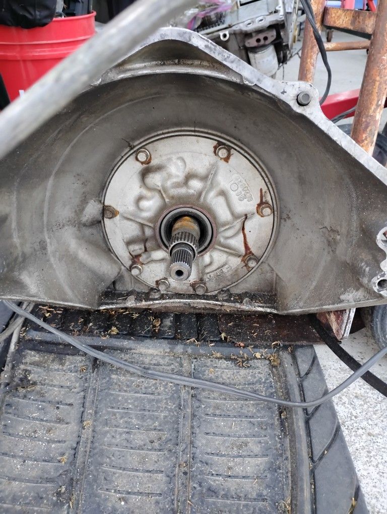350 Turbo 3 Speed Torque Converter Transfer Case Less Than 7,000 Miles On The Transmission Turbo 3 Speed