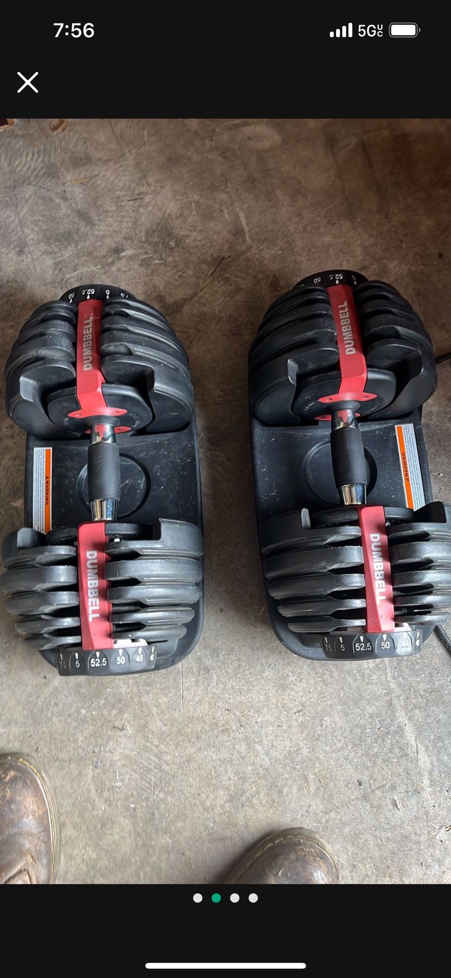 Bow Flex Style Weights