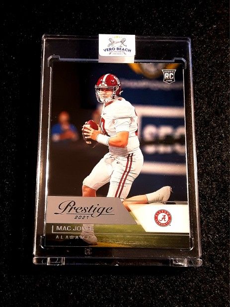 Mac Jones 2021 Panini Chronicles Prestige Rookie! ALABAMA/SAN FRANCISCO 49ERS NFL