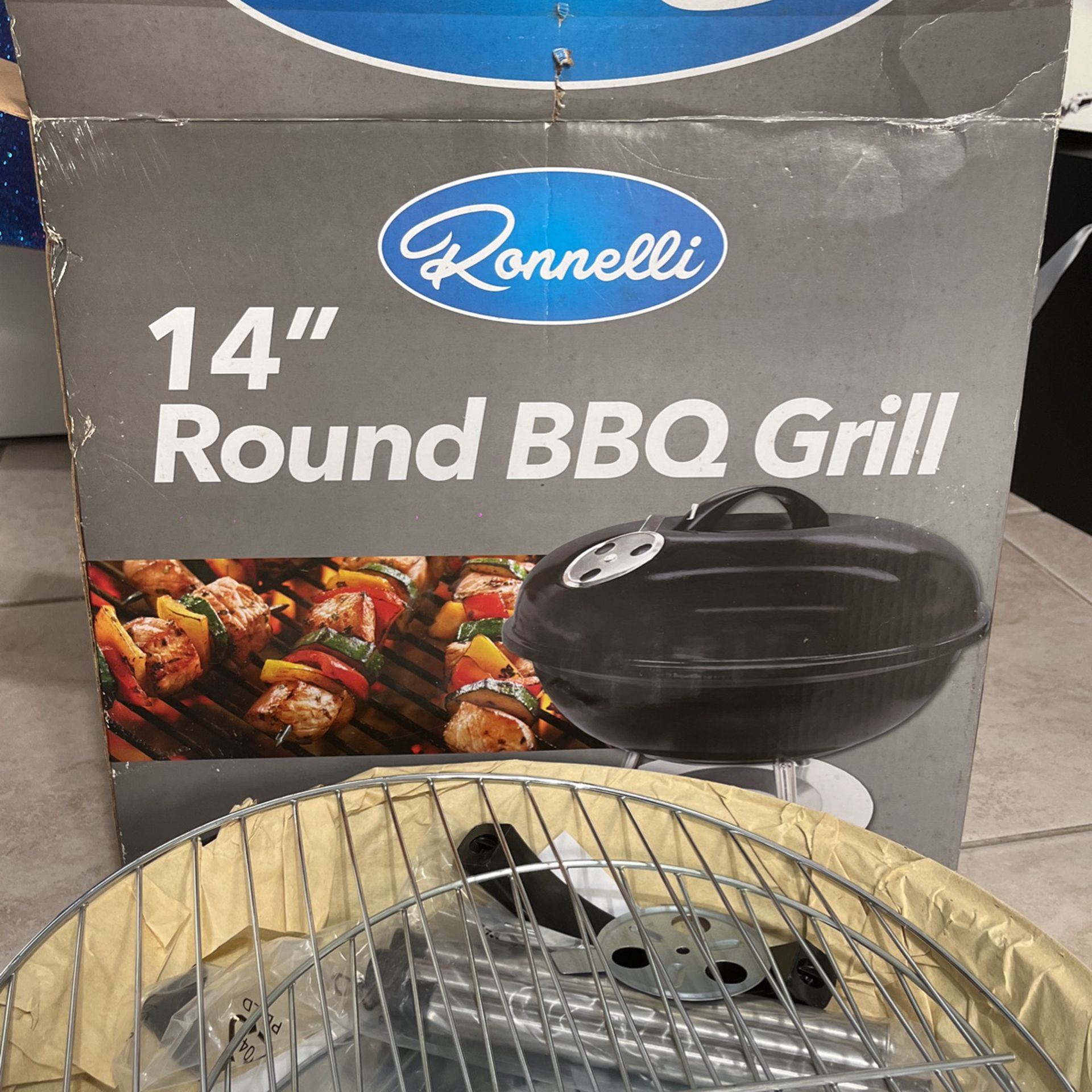 Ronnelli 14’’ Round Bbq Grill 