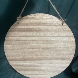 Round Wood Hanger For Crafts 