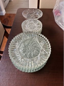 Vintage Federal Glass Dinnerware Set