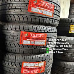 245/35/20 Fullrun Set of Tires Installed and Balanced Set de Llantas Nuevas Instaladas y Balanceadas