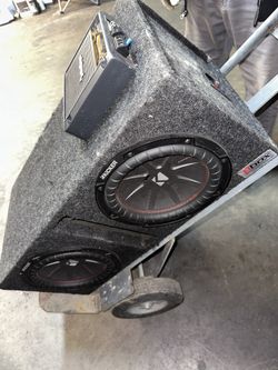 2 10” Kicker R Subs W Amp