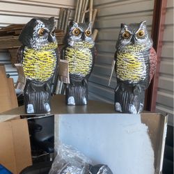5 Garden Owls