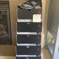 Jordan 6 Boredeaux sizes 7.5, 9.5, 10, 10.5, 12, 13 & 14