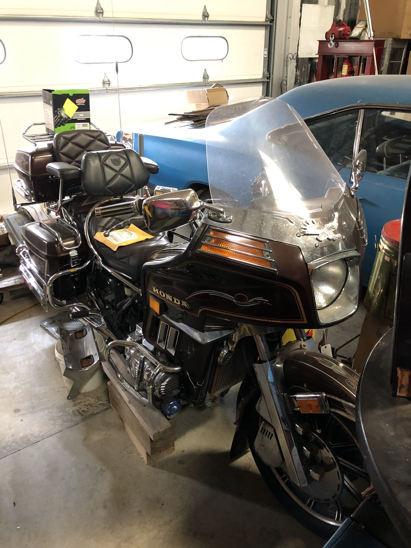 1981 Honda Goldwing Gold Wing Interstate Motorcycle Scooter Loaded