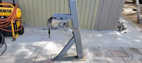 Fulton T3700 Boat Trailer Winch With Heavy Duty Post