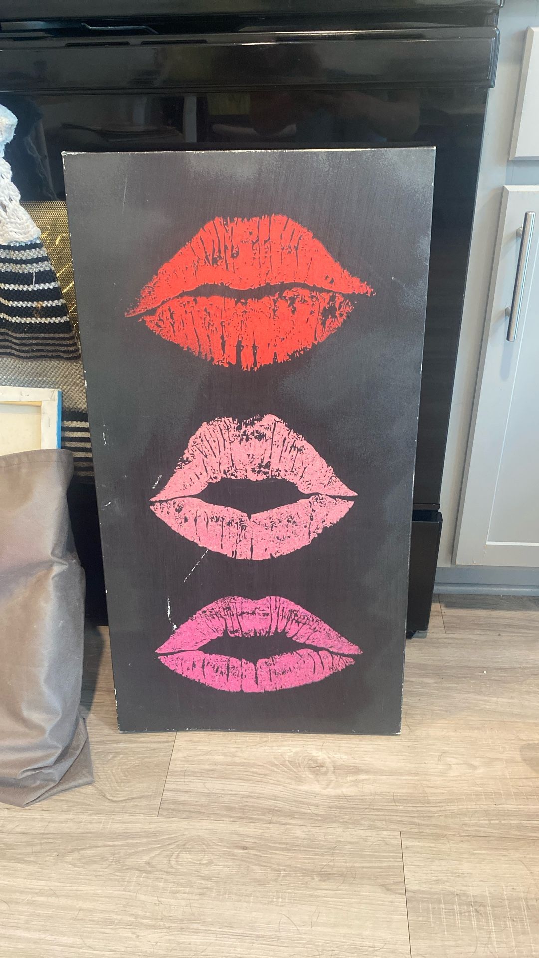 Pink Red And Purple Kisses
