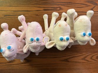 FOUR VTG Serta Sheep Mascots Lot 