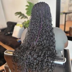Fulani Boho Small Box Braids 