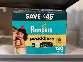 Pampers Swaddlers ULTRA Day +Night Size 6
