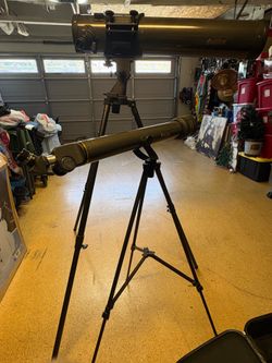 Telescope with case