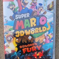 Super Mario 3D World + Bowser's Fury - Nintendo Switch Game - New Sealed 