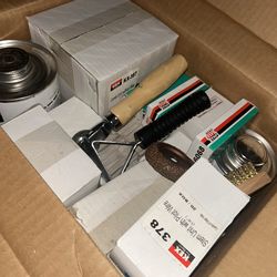 Tire repair kit box