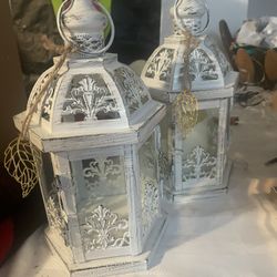 White Wedding Lanterns 