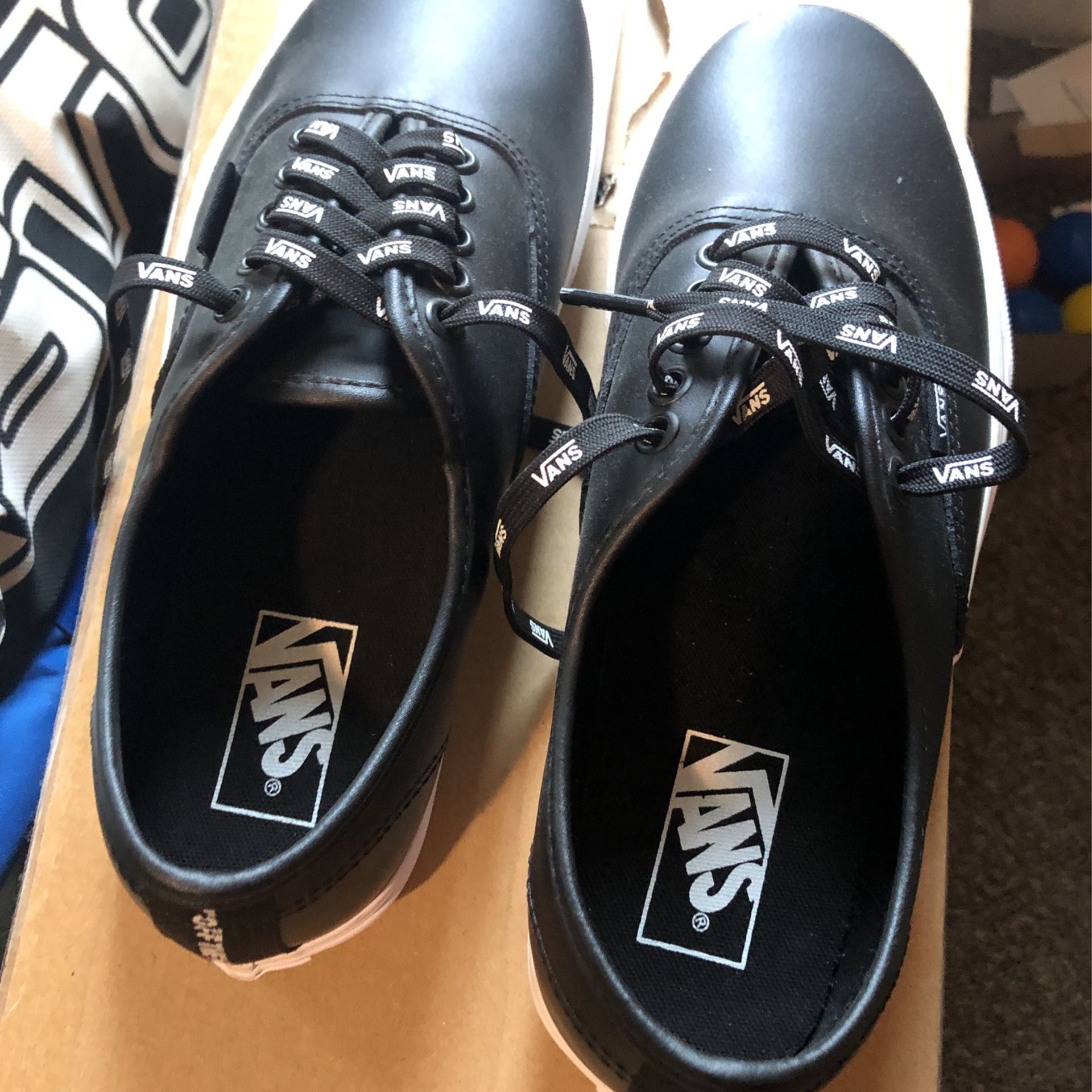 Brand New Leather Vans