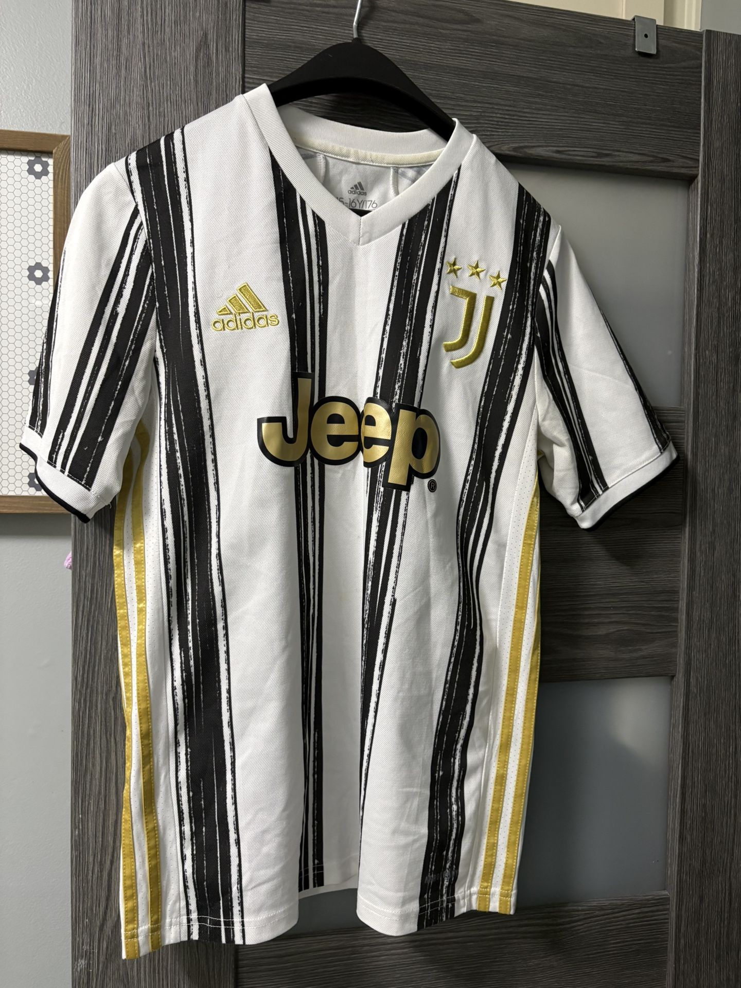 Adidas Jeep Soccer Boys T-shirt Size : XL