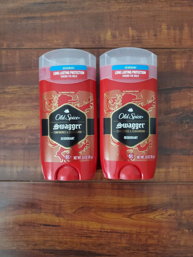 Old Spice SWAGGER Deodorant: Confidence And Cedarwood  3 oz Each ($5 Each or 2 For $8)