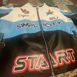 Faux Leather Jacket Women Zipper Moto Biker Short Leather Jacket Sim City Red