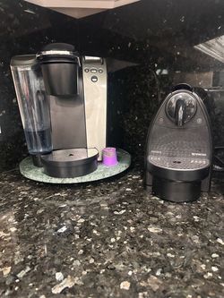 Keurig and nespresso( used only twice ) coffee  machines
