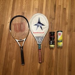 Tennis Rackets And Balls