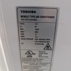 12000 BTU Toshiba Portable AC