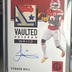 Tyreek hill 1/1 Auro Log Patch 