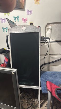 Business advertisement chalk board
