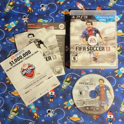 EA Sports FIFA Soccer 13 Sony Playstation 3 PS3 CIB Complete Game Disc Case Artwork Manual Included See All Pics