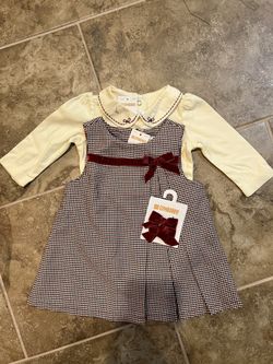 Gymboree Girls Outfit With Barrettes 